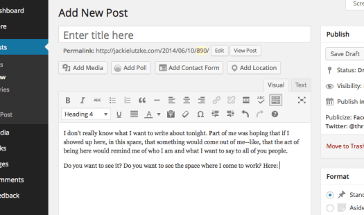 Here's where the work gets done. Purportedly. 